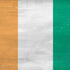 Ivory Coast Flag Distressed iPhone XS Clear Case